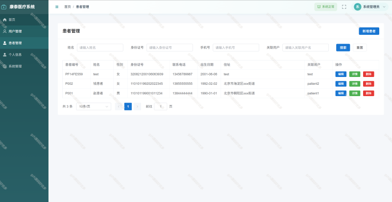 医院医疗服务管理系统-源码好优多