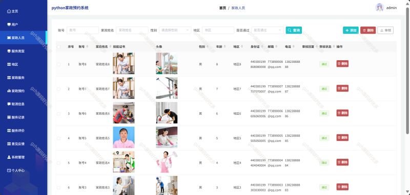 基于Python+Django的家政管理系统-源码好优多