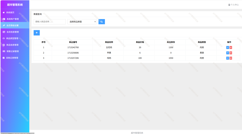 基于Python+Django的超市管理系统-源码好优多
