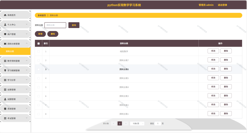 基于Python+Django的数学学习系统+LW+PPT-源码好优多
