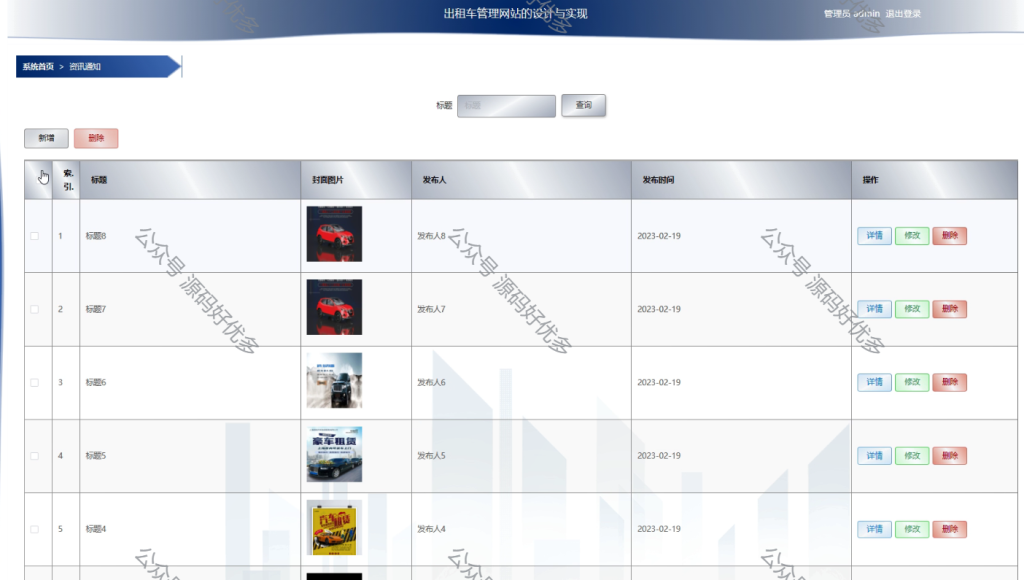 基于Java Springboot出租车管理网站-源码好优多