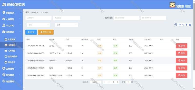 基于Java+SpringBoot+Vue前后端分离超市管理系统-源码好优多