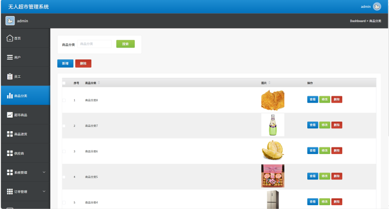 超市管理系统源码 Python+Flask+Vue 前后分离-源码好优多
