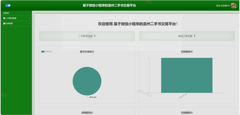 基于微信小程序的温州二手书交易平台-源码好优多